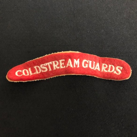 ww2 Coldstream Guard Shoulder Title F